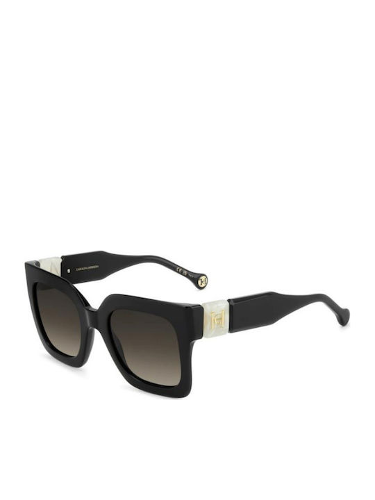 Carolina Herrera Unisex Sunglasses with Black Frame and Black Lens HER 0369/S GBY
