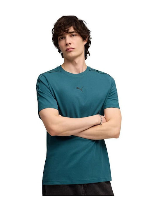 PUMA Puma Men's Blouses Short Sleeve Petrol Blu...