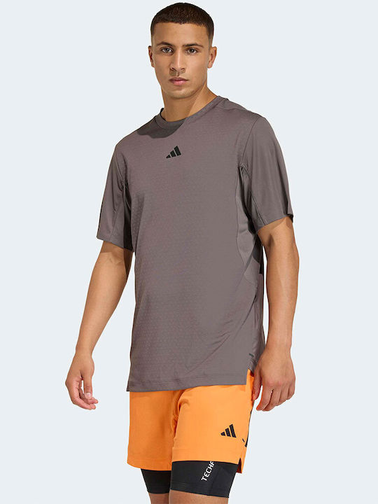 3 Stripes T-Shirt Brown