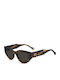 Carolina Herrera Unisex Sunglasses With Grey Horn-Rimmed Frame And Grey Lens HER 0370/S EX4/IR