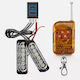 24 Led Front Grille Car Lights 4 Pieces Remote Control Hw-0421 Orange Amber