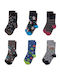 Design Socks Παιδικές Κάλτσες Πολύχρωμες 6 Ζευγάρια