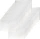 Hands Document Folder Set 30 Pcs A4 Size Plastic 33.5 X 23.5 Cm Clasp Closure Reusable Transparent