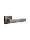 Deco Ceramica Lever Middle Door with Rosette DK1150 Pair with Rosette Matt Nickel