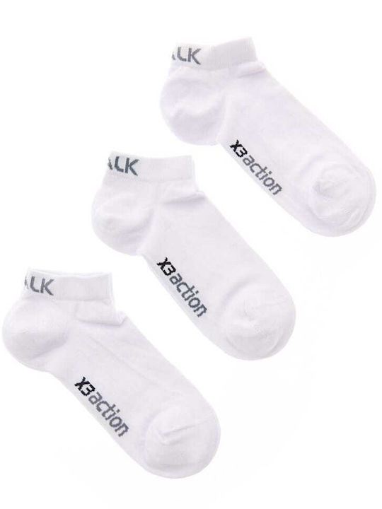 Walk Дамски Чорапи White 3Пакет