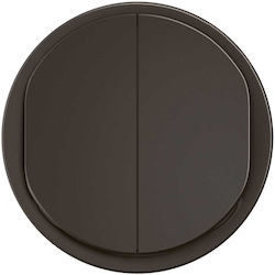 Celiane Double Switch Plate Black