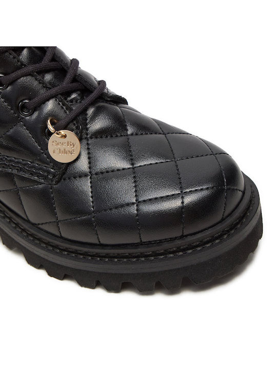Stiefeletten Damen Schwarz