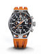 Locman Men's Watch 41mm Battery with Orange Rubber Strap