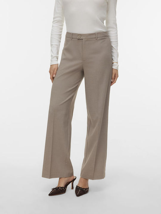Vero Moda Women's Fabric Trousers Straight Line...