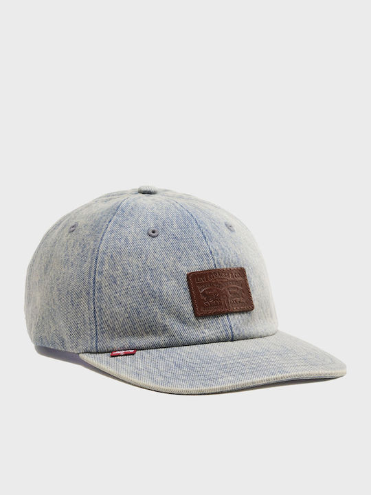 Levi's Relaxed Dad Heritage Cap Light Aged Denim Hats Unisex Light Aged Denim 000a90029