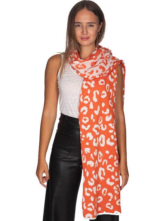 Women's Cashmere Scarf Orange