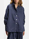 Women's Denim Long Sleeve Shirt Smoky Blue