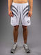 Sportliche Herrenshorts White/black