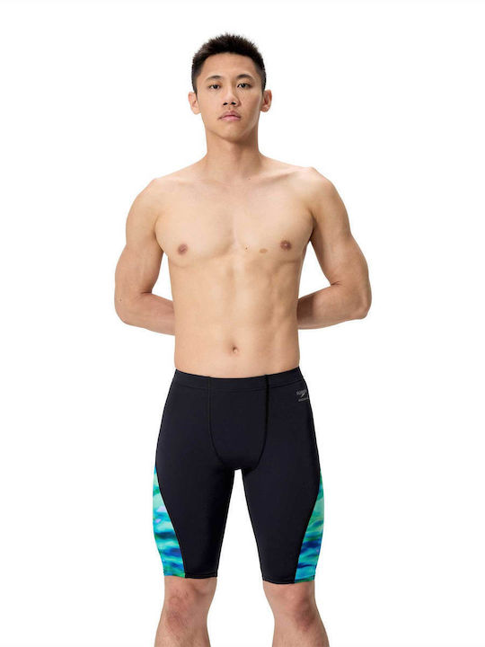 Speedo Ανδρικό Αγωνιστικό Jammer Μαγιό Κολύμβησης Μαύρο