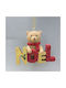Polirezina Ornament De Crăciun Pentru Brad Ursuleț Noel 7x3x6,5cm