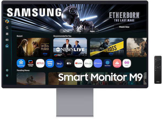 Samsung M9 M90SF Ultrawide OLED HDR Smart Monitor 32" 4K 3840x2160 165Hz με Χρόνο Απόκρισης 0.03ms GTG