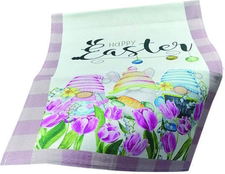 Runner Πασχαλινό "happy Easter\" 33*180cm 10502155 Περιλαμβάνει 2 Τεμ