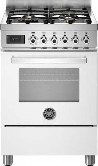 Bertazzoni Herd 58l mit Gas Kochfeld 59,5cm Weiß