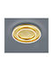 Helestra Deckenleuchte 59.5cm Gold mit Integrierter LED