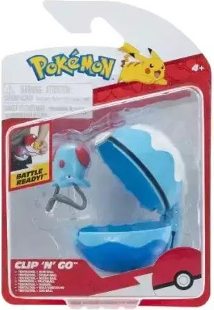 Pokemon Φιγούρα Clip 'n' Go Tentacool Dive Ball Wave 20 Jw095057-w20-5