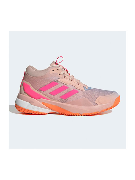 Crazyflight 6 Mid Indoor Pantofi Sport De Volei Pentru Femei Roz
