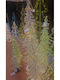 Glitter Champagne Illuminated Tree 400 Led Glitter Gold Base 18x100cm Battery
