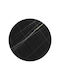 Pakketo Relian Runde Tischoberfläche HPL Schwarz Marmoroptik 69x69x1cm 215-000055