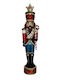 Iliadis Weihnachts-Nussknacker Rot aus Polyresin Höhe 192cm.