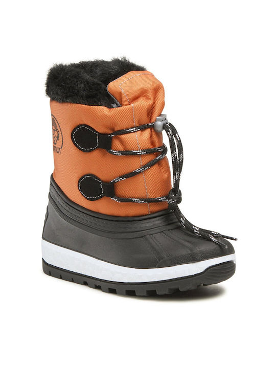 Kinder-Schneestiefel Orange