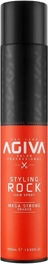Agiva Styling Rock Mega Strong Spray de Păr Portocaliu 400ml