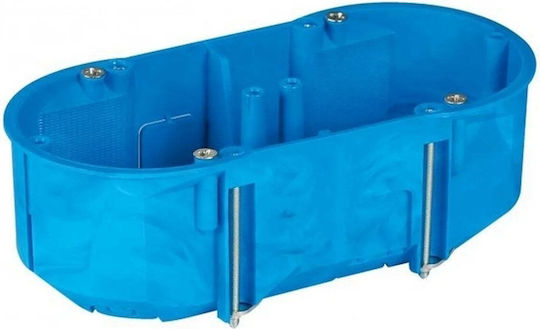 Simet Flush Electrical Box in Blue Color