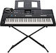 Yamaha Ключова дума PSR-E483 с 61 Клавиши с Поставка и Слушалки Черен