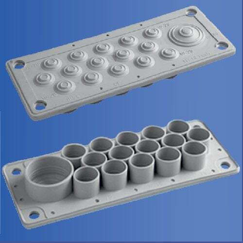 Elektro-plast Membrane Grommet Pm-b-16 Gray 34.716