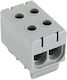 2-pole Busbar Connector Cu 2.5-50 Mm² Al 6-50 Mm² Pawbol Gray E.4150/sz