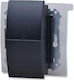 Kontakt-Simon Double Walled Waterproof Power Socket with Black Lid