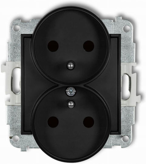 Karlik Power Socket Black 1pcs