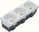 Hager Socket Power Socket White 1pcs
