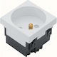 Hager Socket Power Socket White 1pcs