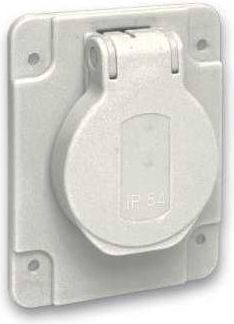 Schneider Electric Einzeln Steckdose Wasserdicht Graue