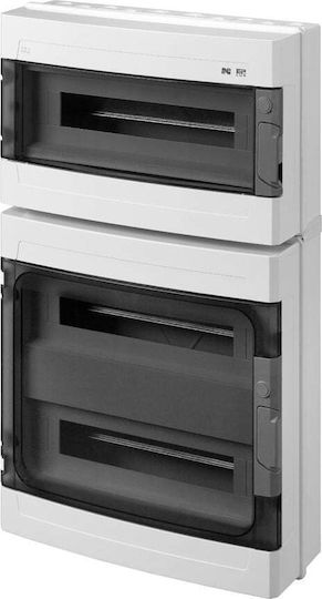 Elektro Plast Wall mounted 18-Elements Fuse Box with 3 Rows