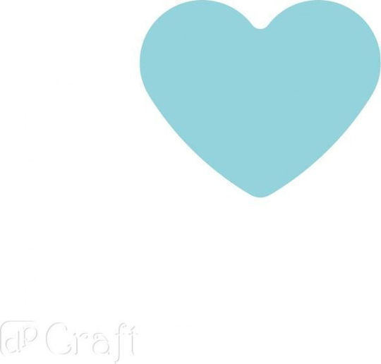 Dp Craft Διακοσμητική Διάτρηση Χαρτί Αφρό Dpcraft 2 5cm Καρδιά Dalprint