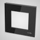 Touchme Einzelrahmen aus Schwarz Glas Tm728b