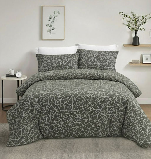 Olia Home Сет Чаршафи 260x240см. Черен 4бр