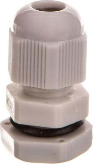 Erko Polyamide Cable Gland M12 Ip68 Gray Dk M-12-s