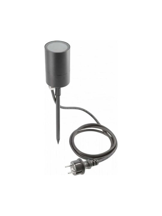 Gtv Outdoor Floor Lamp Projector 20W IP44 for GU10 Light Bulb Base Black