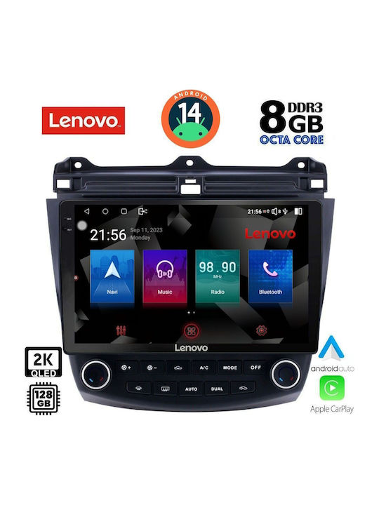Lenovo Car Audio System for Honda Accord 2003-2007 (Bluetooth/USB/WiFi/GPS/Apple-Carplay/Android-Auto) with Touch Screen 10"
