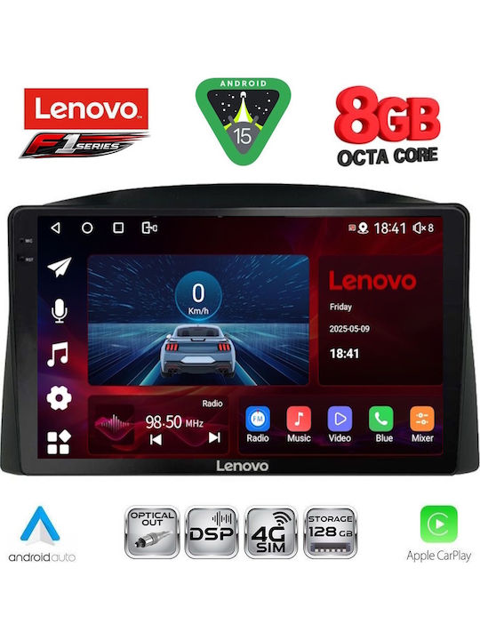 Lenovo Car Audio System for Jeep Grand Cherokee 2005-2007 (Bluetooth/USB/WiFi/GPS/Apple-Carplay/Android-Auto) with Touch Screen 10"