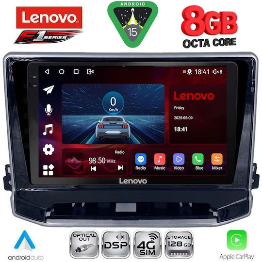 Lenovo Ηχοσύστημα Αυτοκινήτου για Jeep Compass 2022 (Bluetooth/USB/WiFi/GPS/Apple-Carplay/Android-Auto) με Οθόνη Αφής 10"
