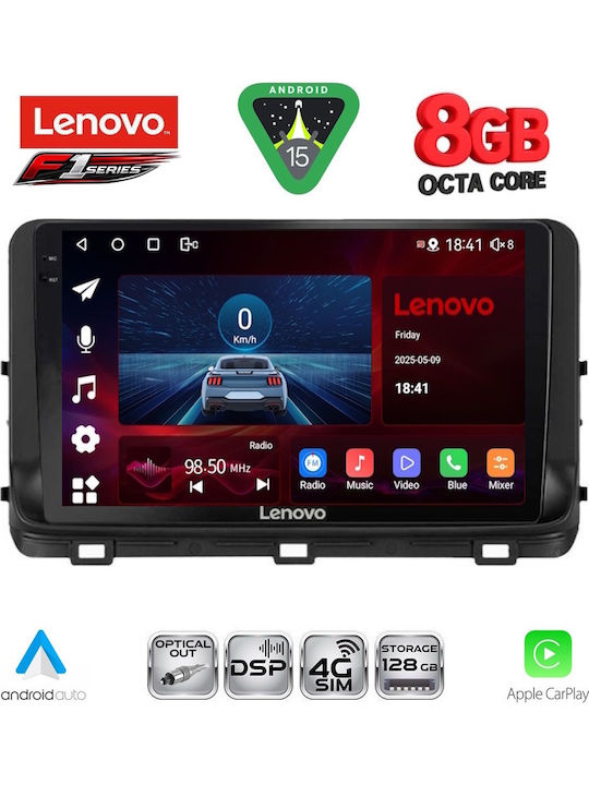 Lenovo Car Audio System for Kia Ceed / XCeed 2018-2022 (Bluetooth/USB/WiFi/GPS/Apple-Carplay/Android-Auto) with Touch Screen 10"