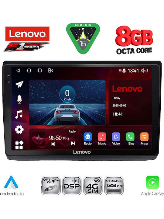 Lenovo Car Audio System for Opel Vivaro Renault Trafic Nissan Primastar 2004-2015 (Bluetooth/USB/WiFi/GPS/Apple-Carplay/Android-Auto) with Touch Screen 10"